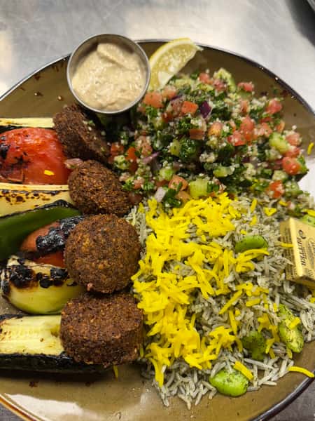 Vegetarian Falafel Plate