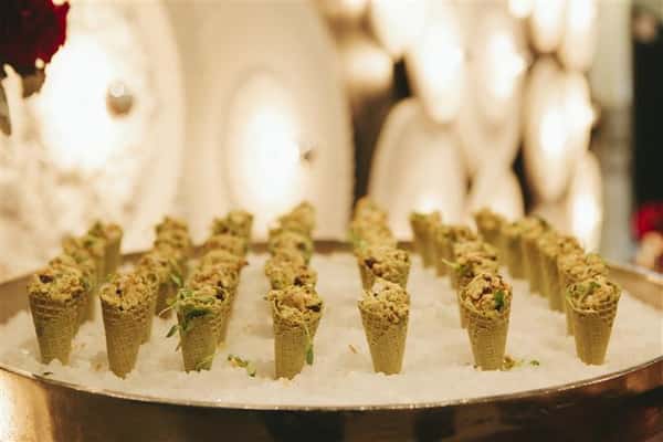 waffle cone appetizer