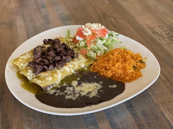 rice and beans with veggies