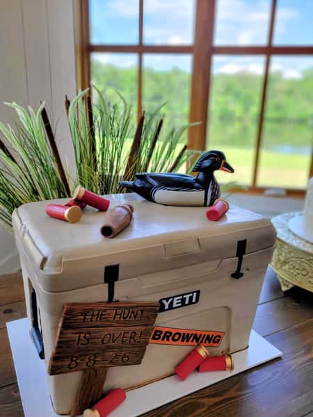 Yeti Cooler Groom's Cake