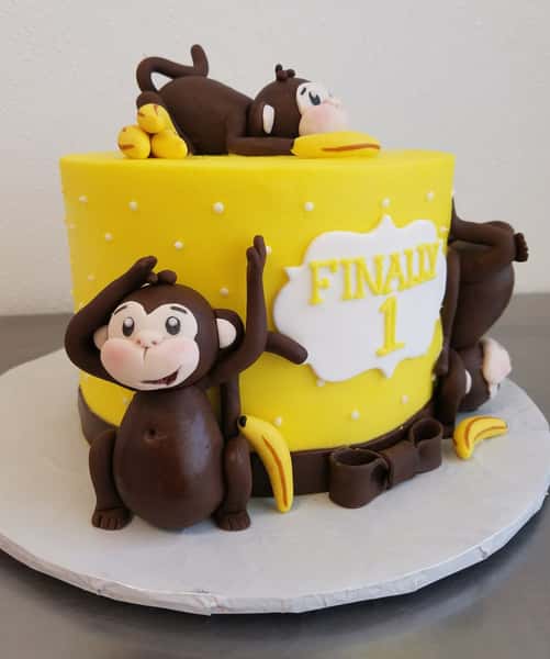 Banana Monkey cake