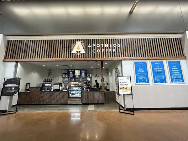 Apotheos Coffee inside Walmart Dallas Georgia