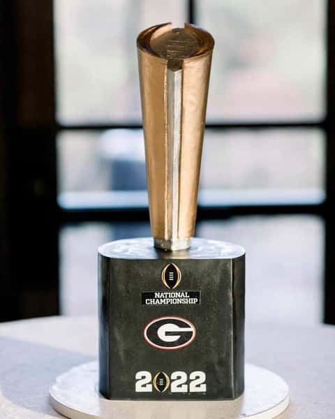 University of Georgia Championship trophy Cake