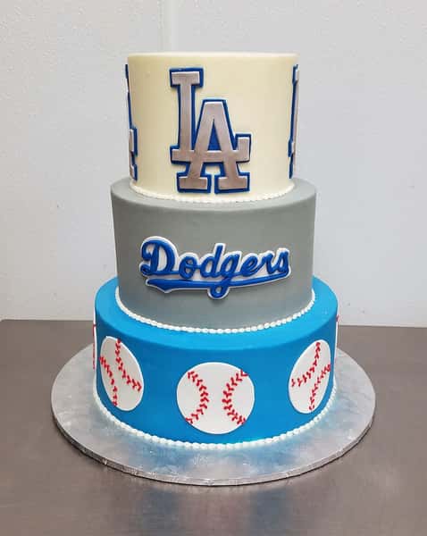 LA Dodgers Cake