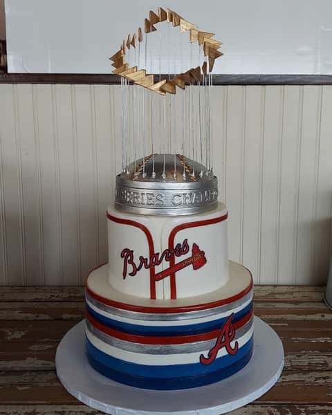 Braves World Series Cake