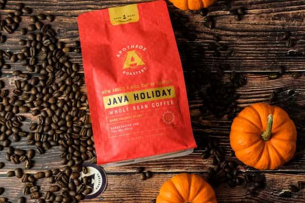 Java Holiday Dark Roasted Holiday Blend Whole Beans 