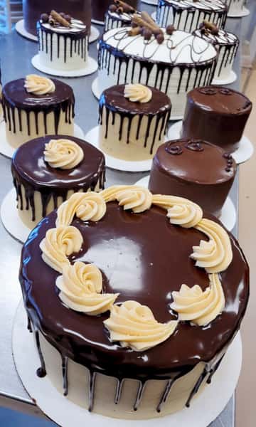 Double Fudge Peanut Butter Buttercream with Ganache