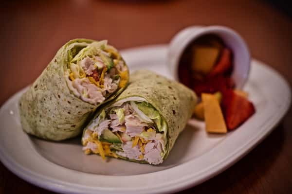 wrap with fruit