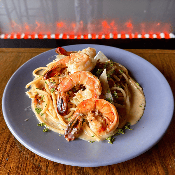 Shrimp Carbonara