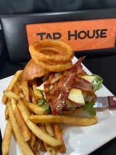 Burger of the Month - Bacon Apple Cheddar Burger