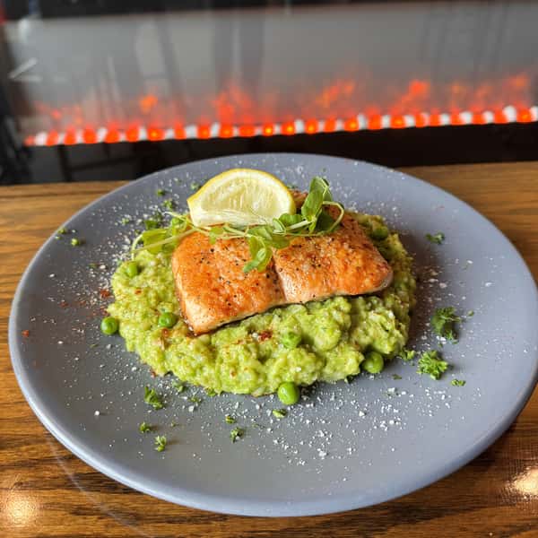 Salmon & Sweet Pea Risotto