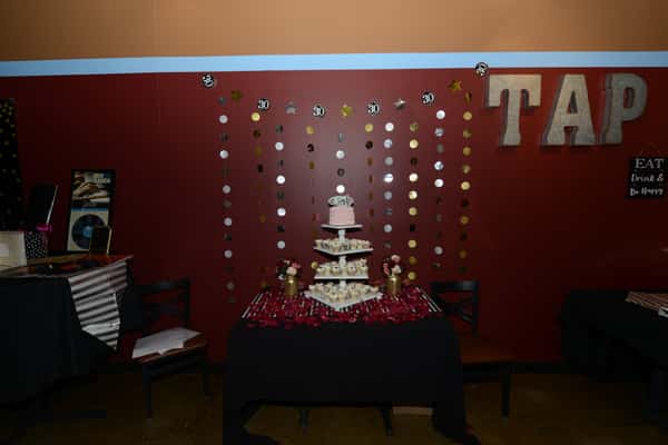 table and food