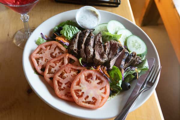 Charbroiled Marinated Steak Salad
