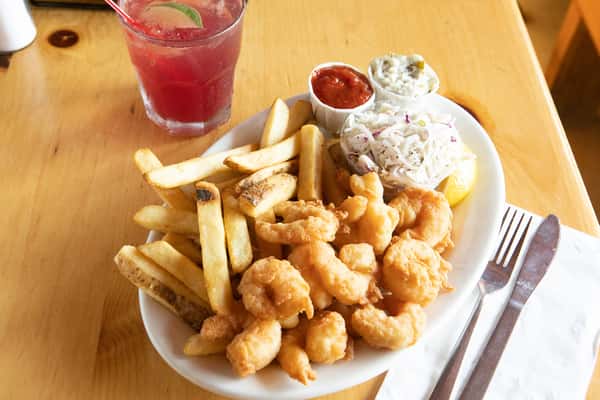 Fried Gulf Shrimp Dinner