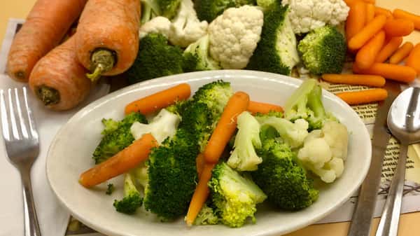 Steamed Fresh Vegetables