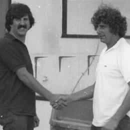 Lenny and Joe Shaking Hands