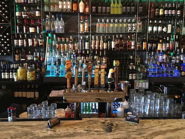 bar area
