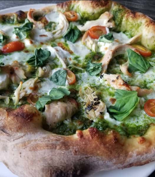 Chicken Pesto Pizza