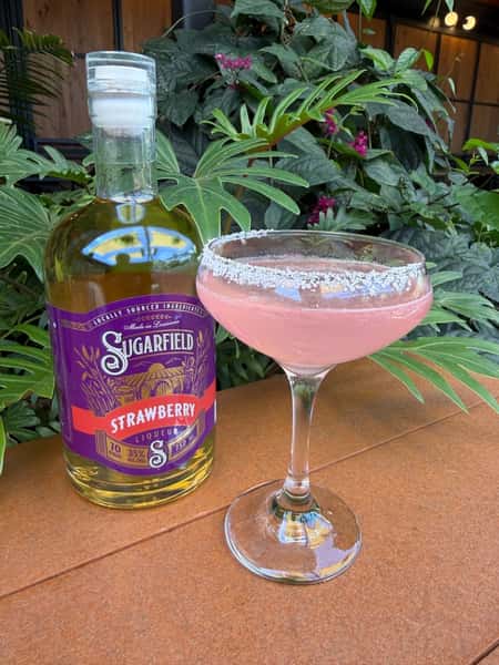 Strawberry Mezcal Margarita