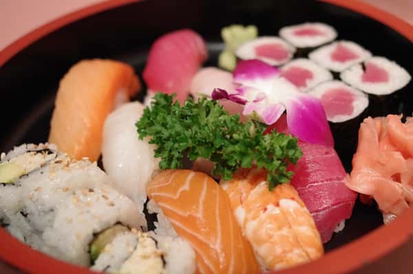 Sushi platter
