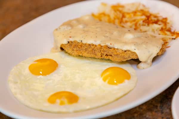 Country Fried Steak & Eggs*