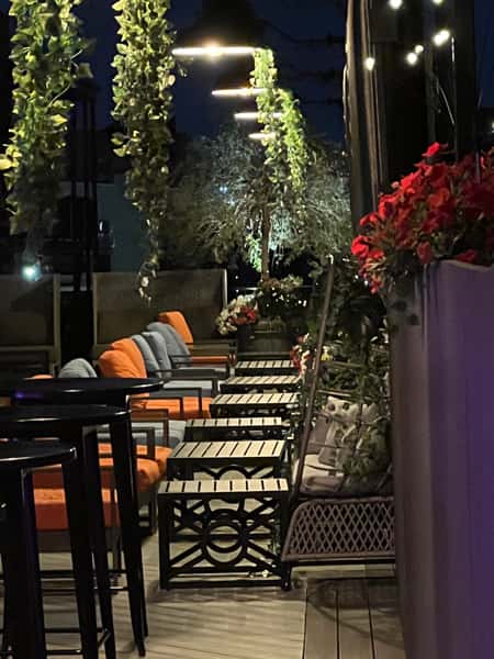Loft Rooftop Lounge at night