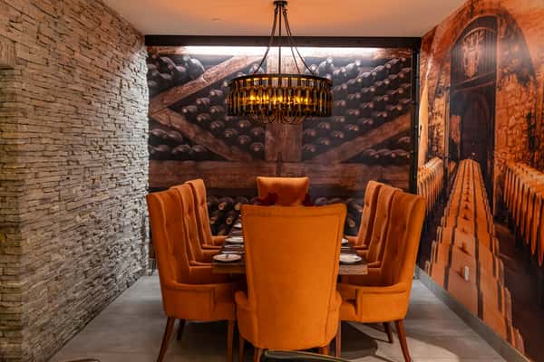 Barrel Room dining table