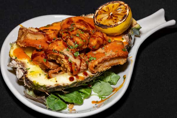 Calamari with Mango Sauce