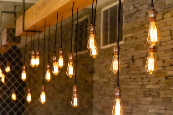 Barrel Room lighting