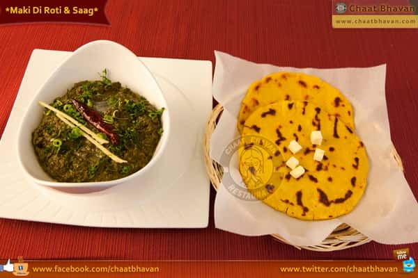 Makki Di Roti and Saag
