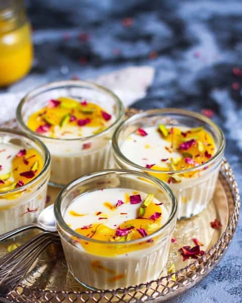 rose pannacotta