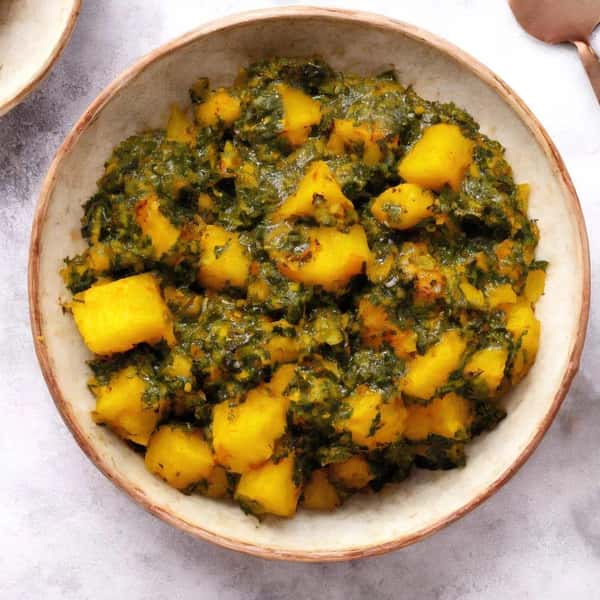 Aloo Palak Bhurji
