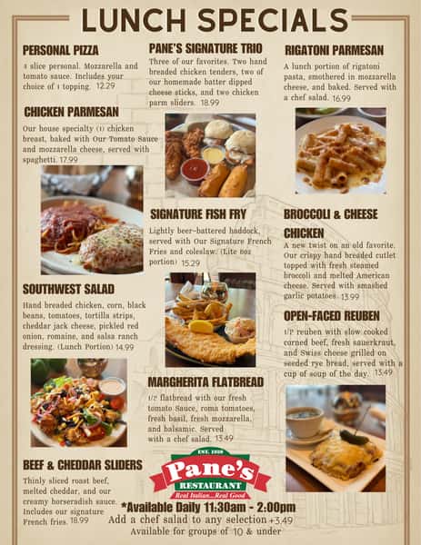 lunch specials