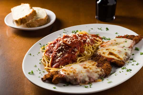 Veal Cutlet Parmesan - DINNER - Pane's Restaurant - Italian Restaurant ...