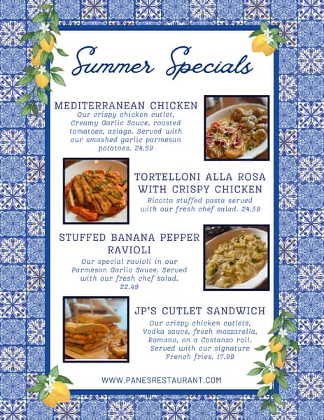 summer specials