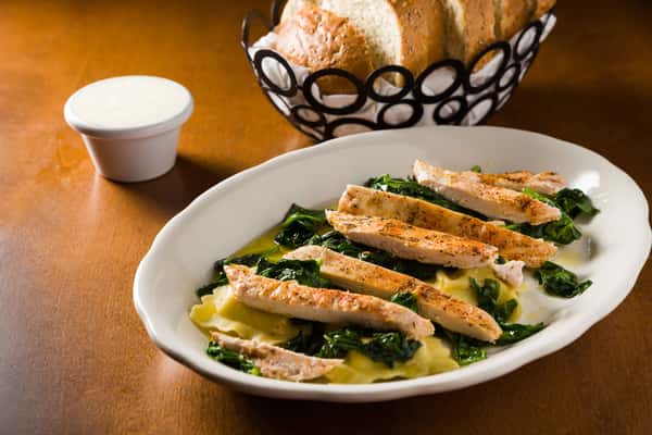Grilled Chicken Ravioli