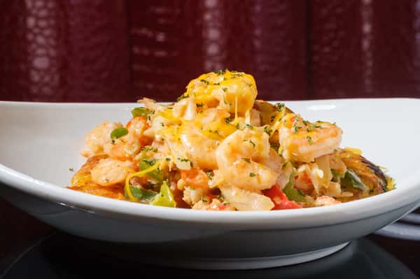 Seafood Hash Browns*