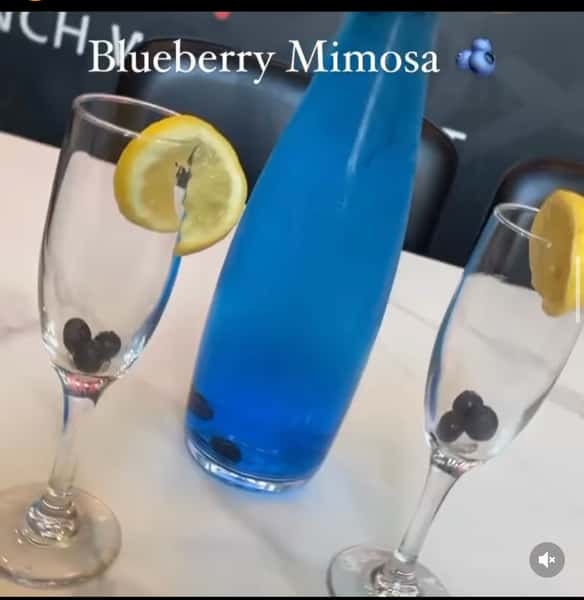Blueberry Lemon Mimosa Pitcher