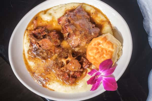 Oxtail and Grits