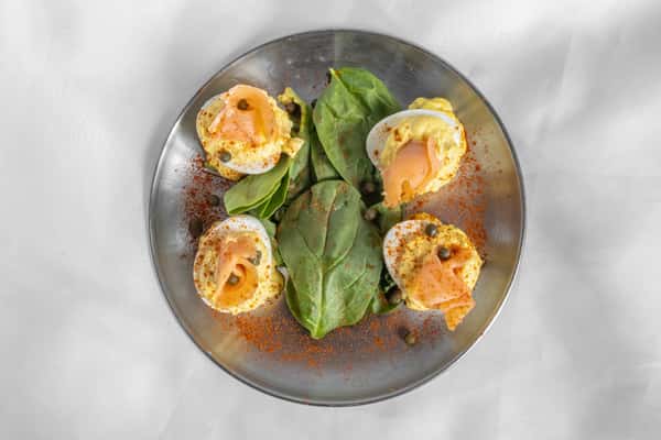 Seafood Devil Eggs