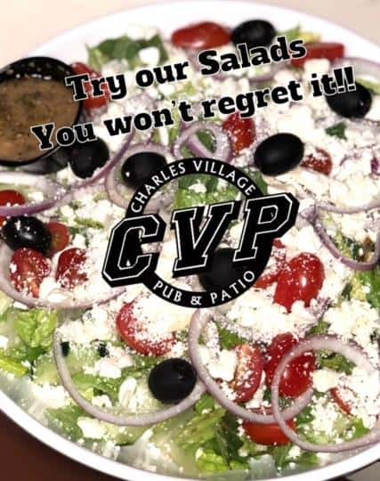 try our salads you won't regret it!! charles village pub and patio