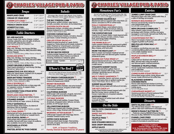 Fall Menu 2026