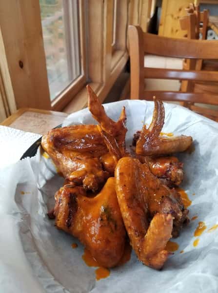 Wings with delicious sauce