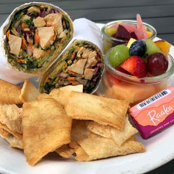 New! Spicy Thai Peanut Chicken Wrap Boxed Meal