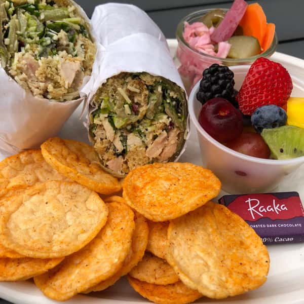 New! Chicken Caesar Wrap Boxed Meal