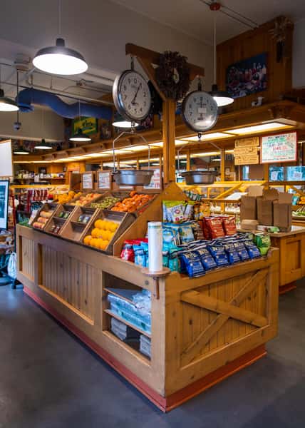 mrs winston's grocery area