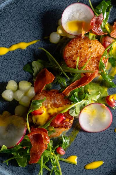 Saffron Scallops*