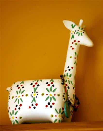 Hand painted decor piece