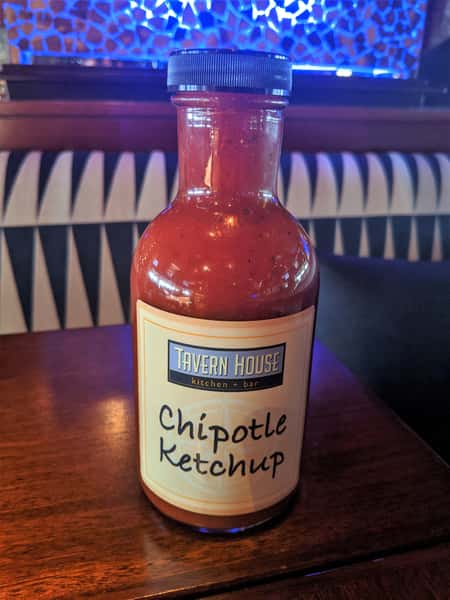 Bottle of D's Housemade Chipotle Ketchup