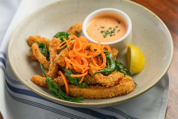 Calamari & Blistered Shishito Peppers